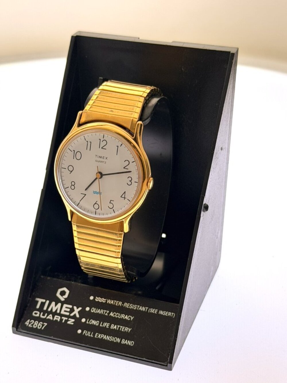 Timex Quartz Watch Gold Tone Expansion Band